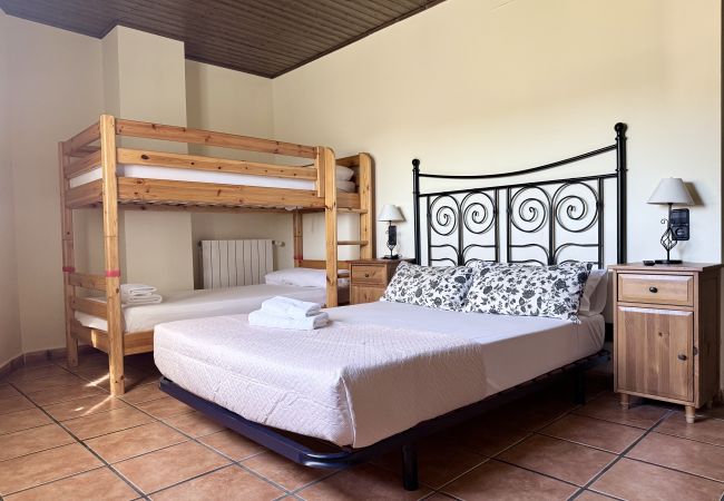 Affitto per camere a Venta del Moro - Alloggio rurale Hoces del Cabriel - Letto matrimoniale + letto a castello